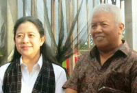 Ketua DPR RI Puan Maharani bersama Ketua DPD PDI Perjuangan NTB H Rachmat Hidayat.(Foto: Istimewa)