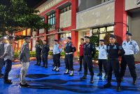Jelang Idul Fitri, Kakanwil Kemenkumham Jatim Monitoring Keamanan Lapas Narkotika Kelas IIA Pamekasn, Jumat malam (21/04/2023).