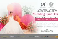 Flyer LOVE IN THE CITY Wedding Open House di Hotel Swiss-Belinn Tunjungan
