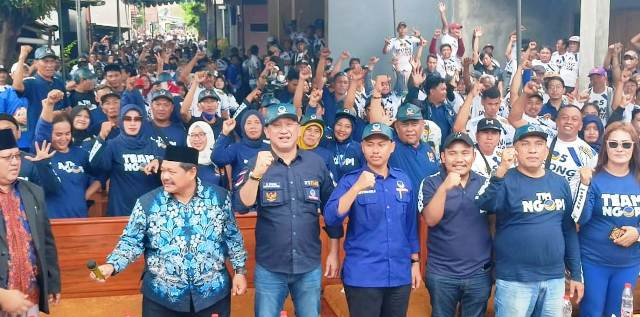 1100 Tim Pemenangan Ipong-Adit Birukan Semampir Sidoarjo, Ipong : Luar Biasa