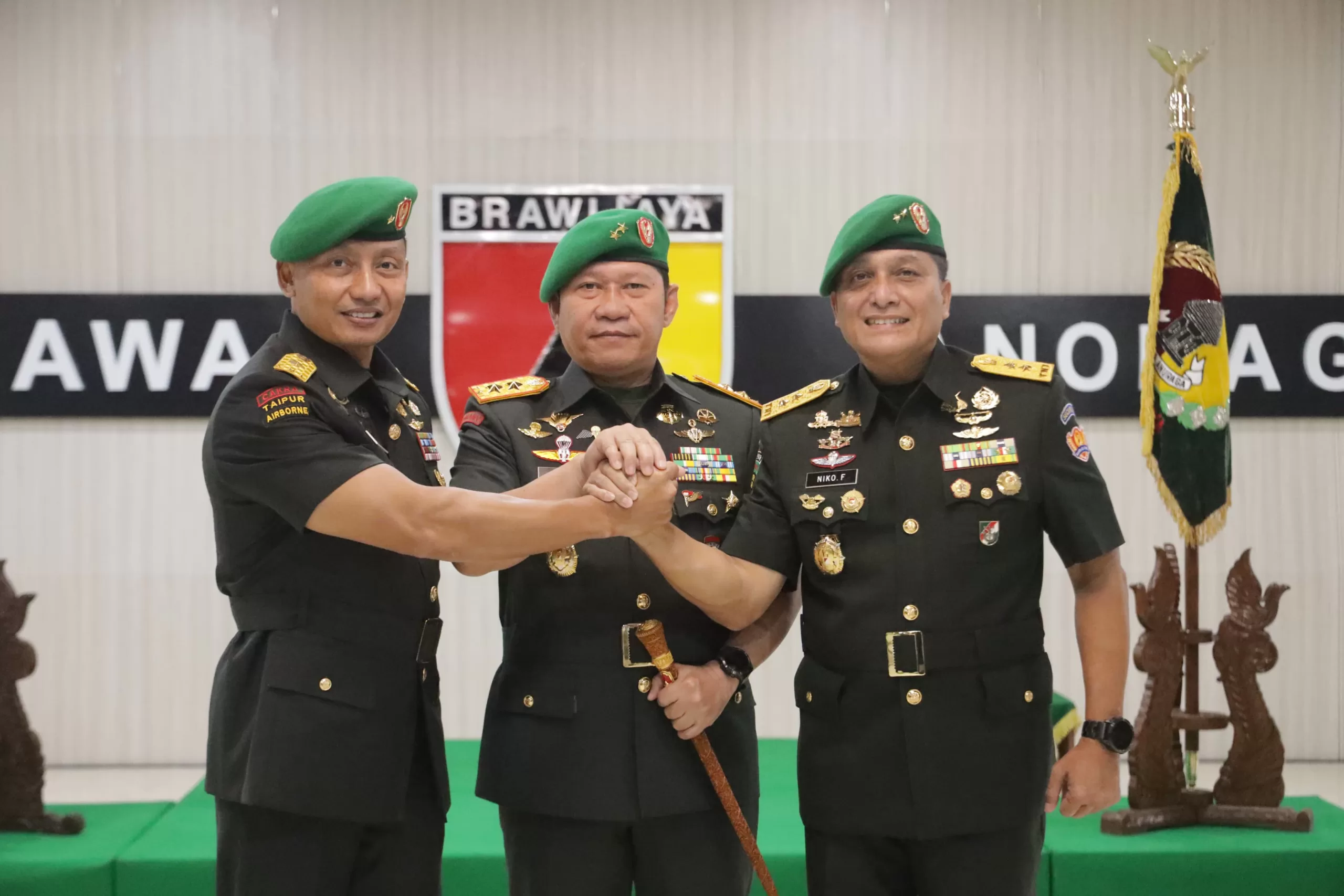 Pangdam V Brawijaya Mayjen TNI Rafael Granada Baay Pimpin Sertijab Kasdam Baru