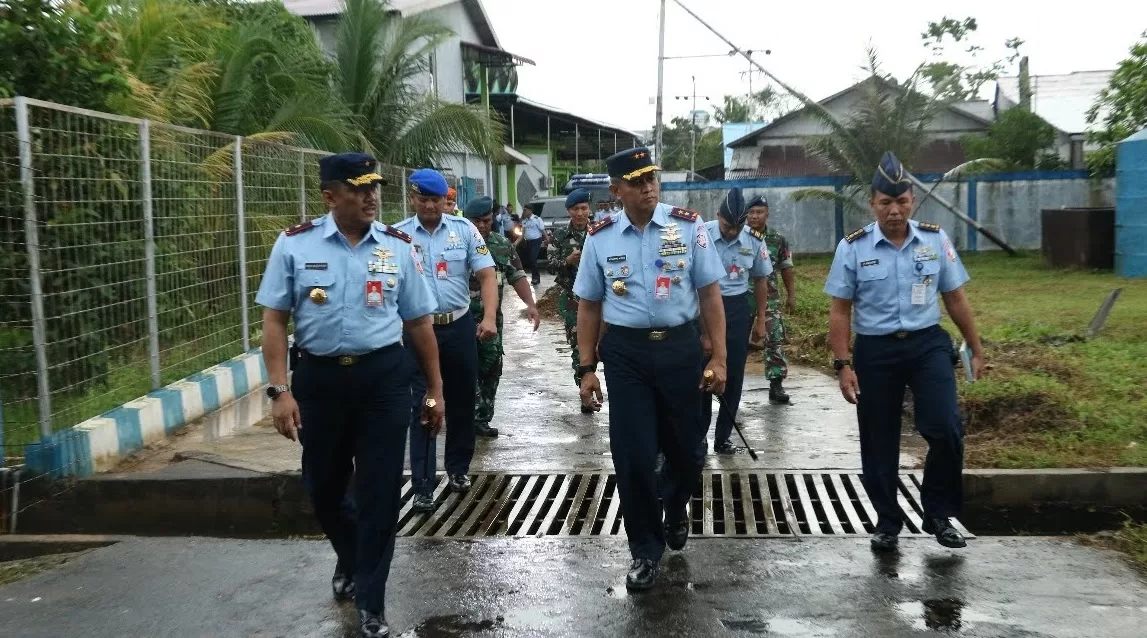 Pangkoops Udara I Tinjau Kesiapan Operasional Lanud Raden Sadjad Natuna