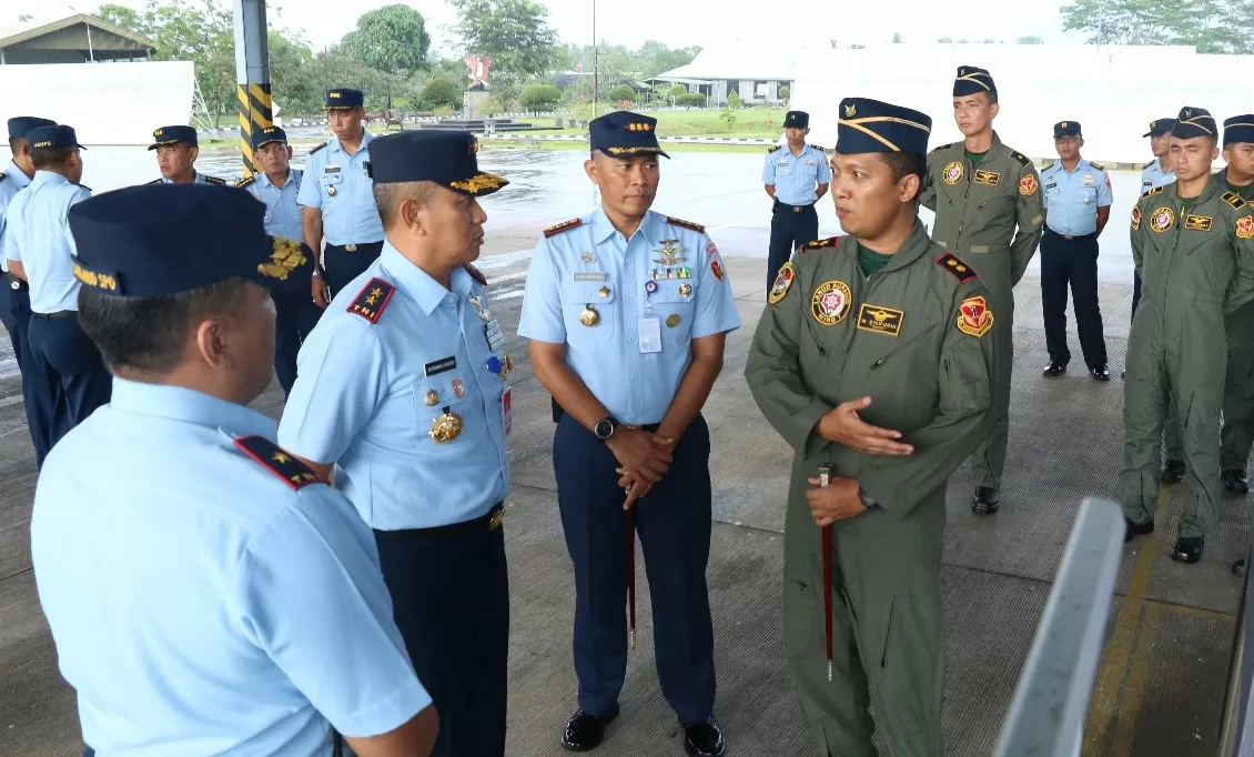 Pangkoopsud I Tinjau Kesiapan Operasi Lanud Supadio Pontianak