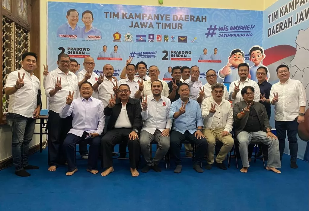 Sebulan Jelang Pilpres, Projo Jatim Ketemu TKD Siapkan Prabowo-Gibran Menang Satu Putaran