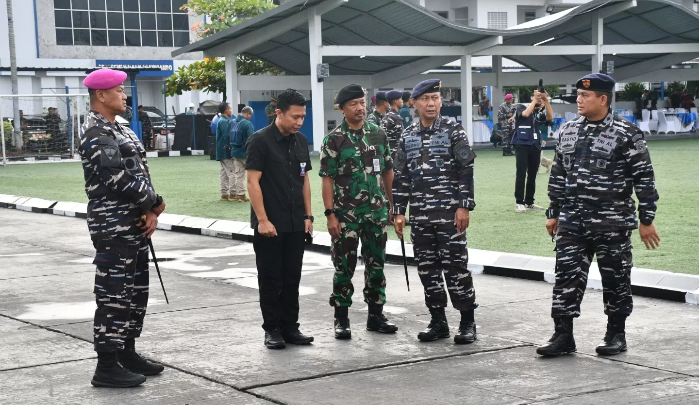 Danlantamal III Hadiri Pemberangkatan Bantuan Kemanusiaan ke Mesir