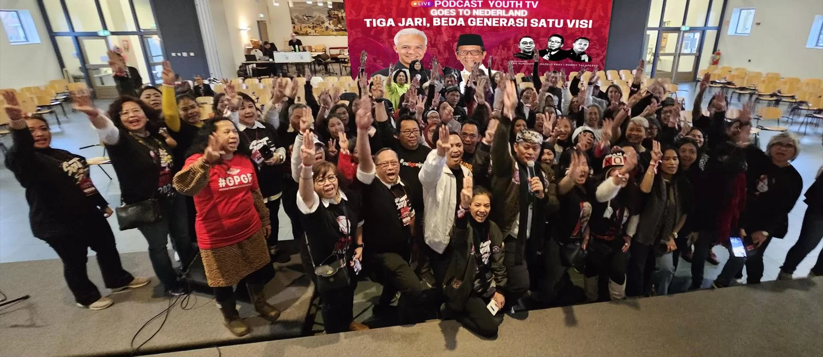 Diaspora Indonesia di Belanda Bersatu untuk Kebaikan Bangsa Siap Jaga Suara Ganjar-Mahfud