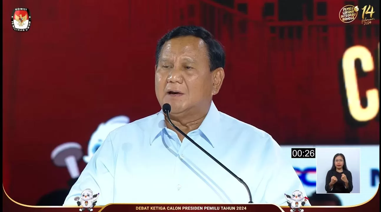 Prabowo: Mari Berdebat dengan Baik Layaknya Negarawan