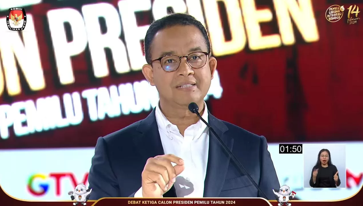 Anies Baswedan Closing Statement, Singgung pemimpin yang Menjunjung Tinggi Etika