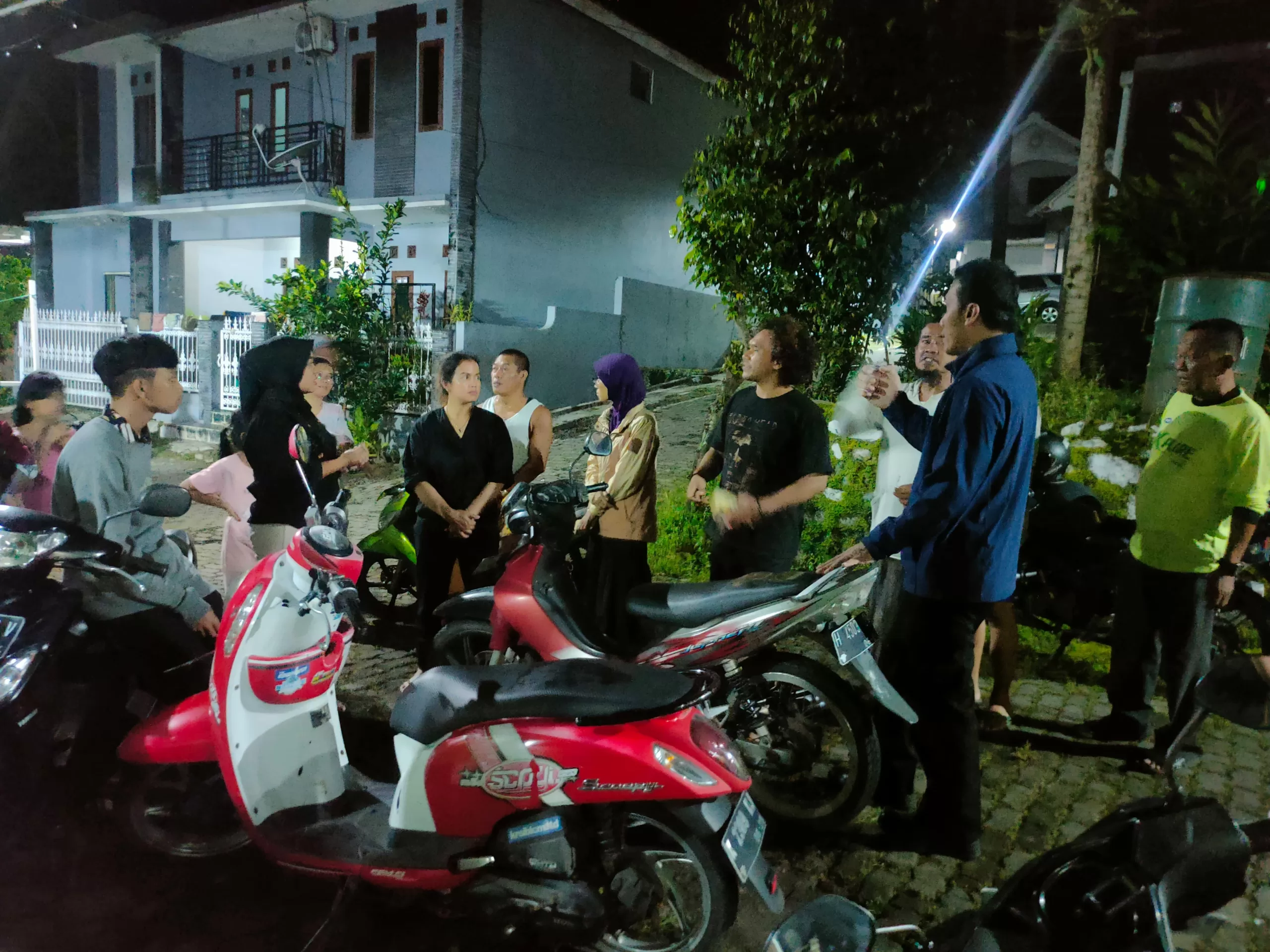 Miris, Motor Seorang Petugas KPPS di Pringapus Dimaling
