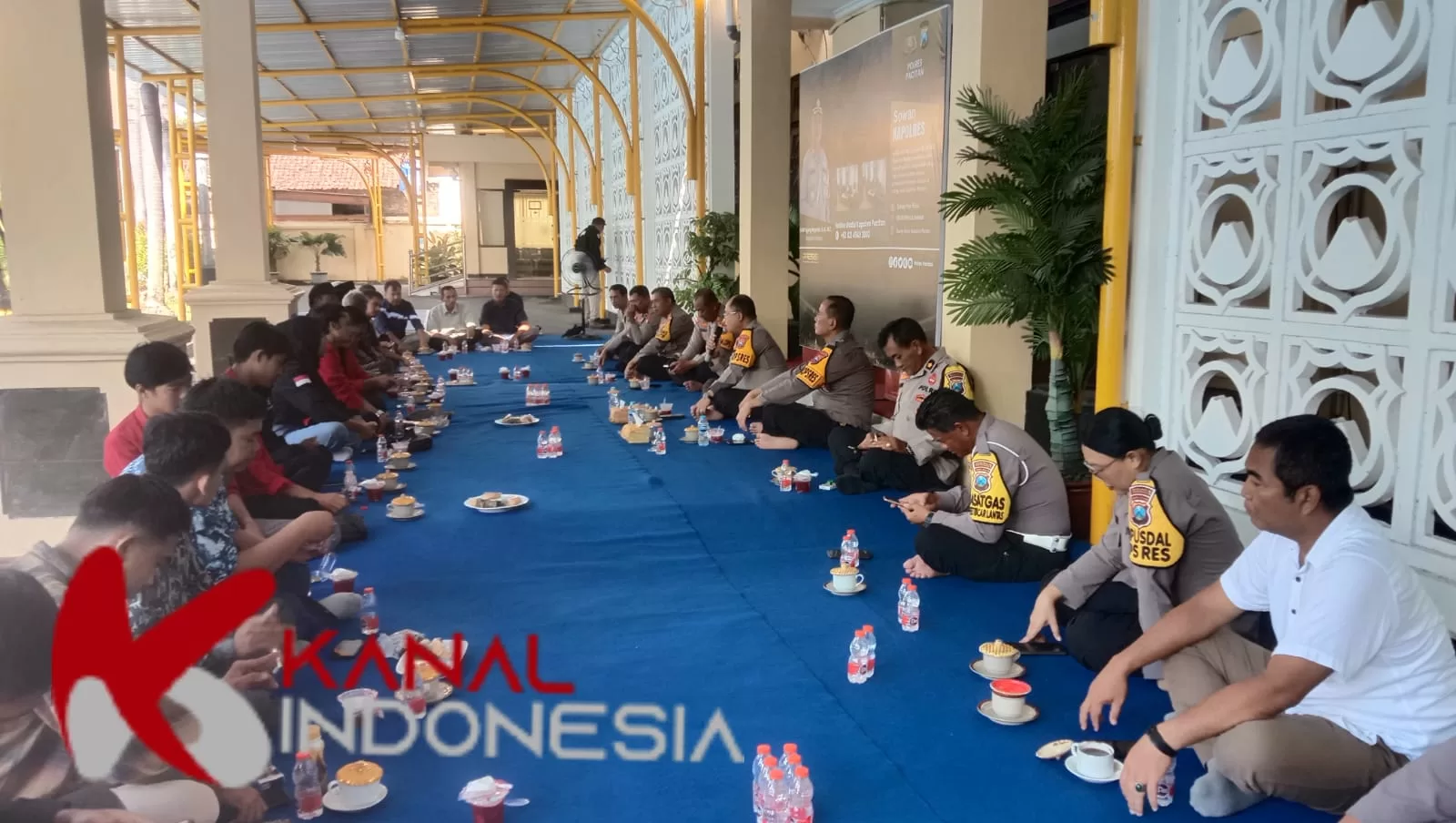 Kapolres Pacitan Gelar Audiensi dengan GMNI Pacitan dan Masyarakat Usai Pemilu 2024