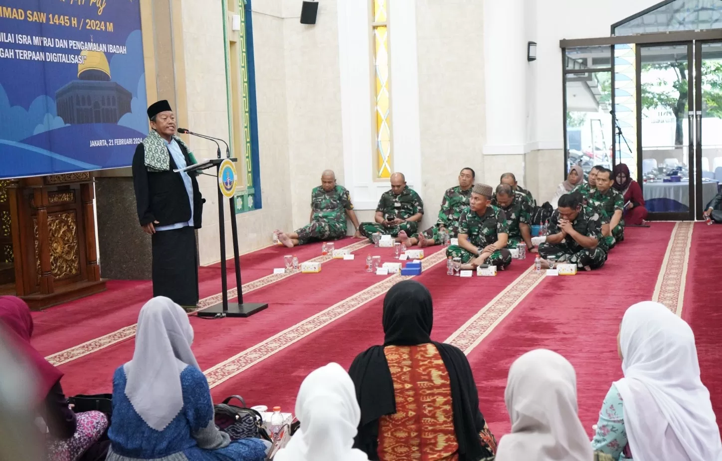 Lantamal III Jakarta Laksanakan Peringatan Isra Mi’raj Nabi Muhammad SAW Tahun 1445 H/2024