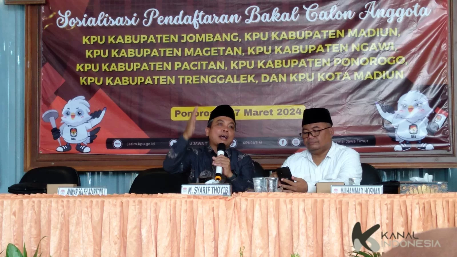 Tim Seleksi KPU Zona 6 Jawa Timur Gelar Sosialisasi di Ponorogo