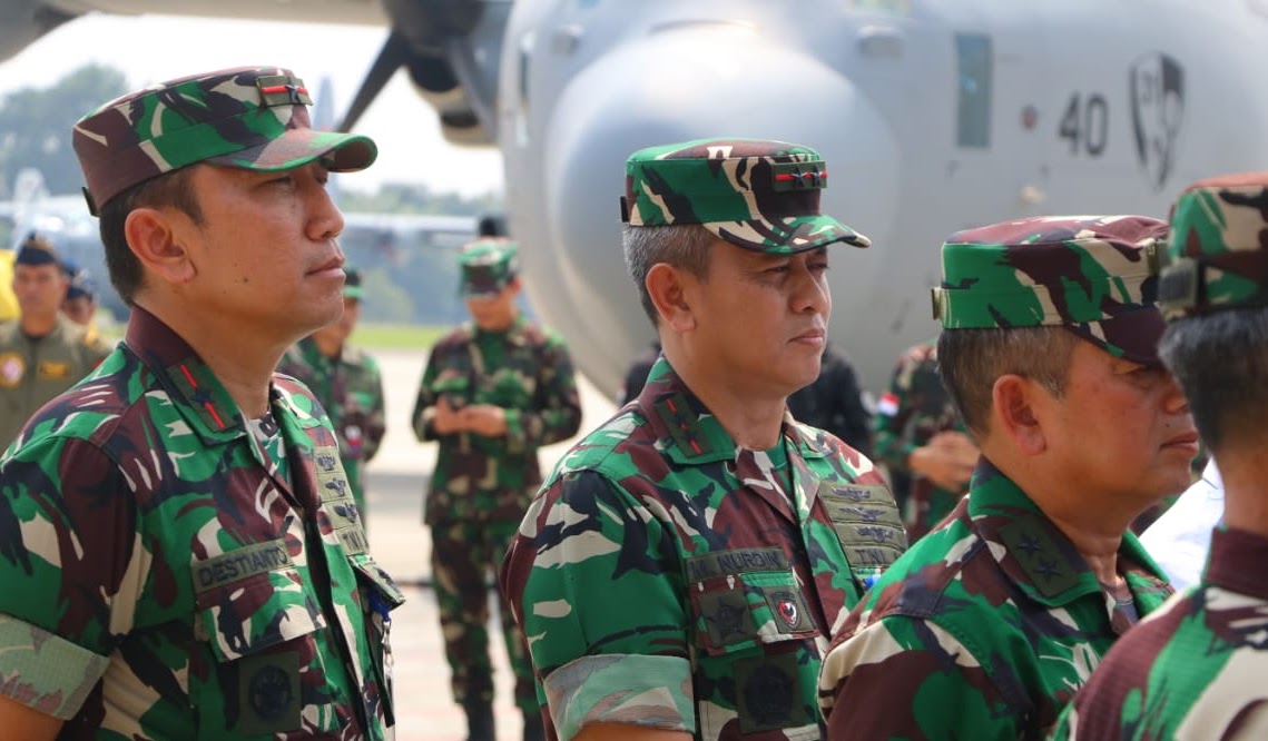 Pangkoopsud I Hadiri Pelepasan Pengiriman Bantuan Logistik untuk Palestina