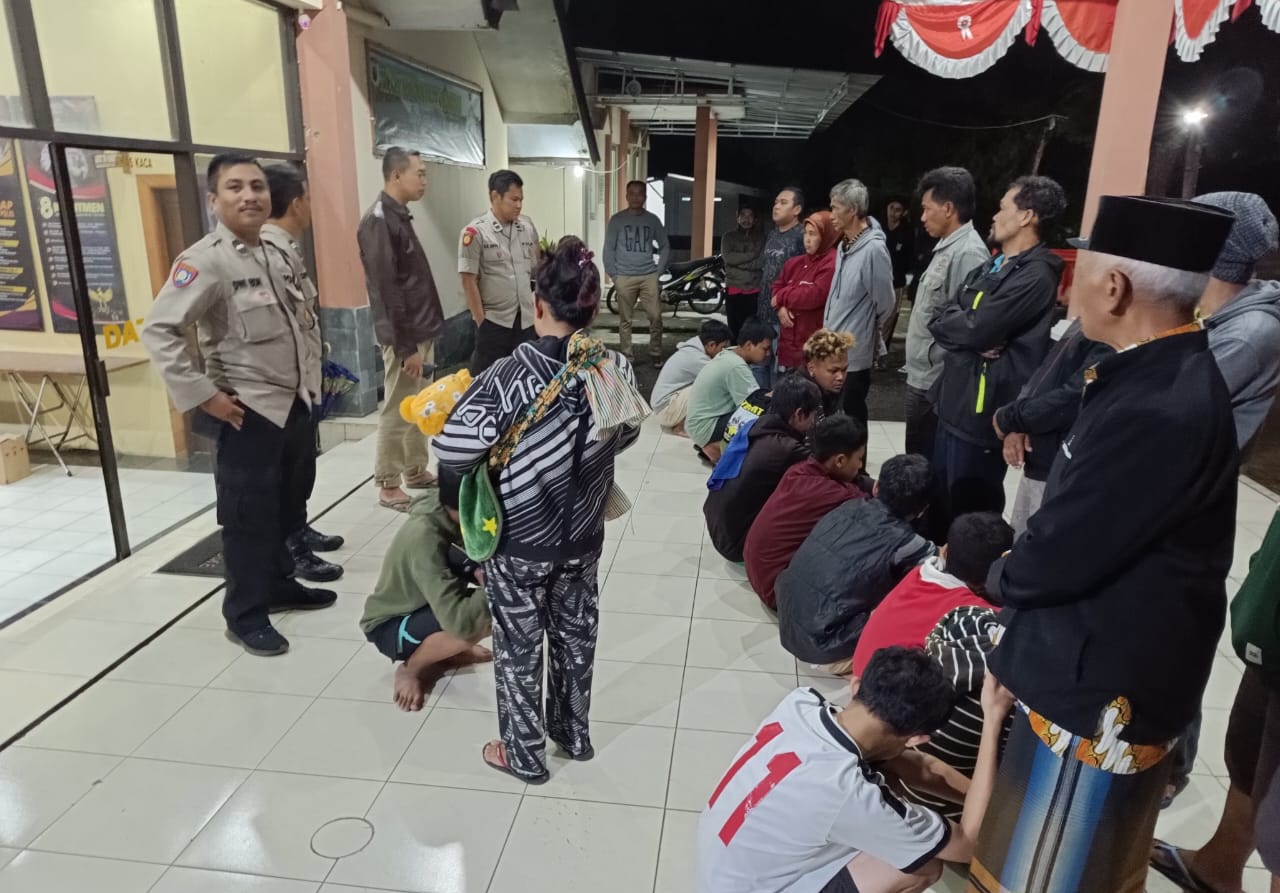 Polres Semarang Amankan 15 Remaja Hendak Perang Sarung