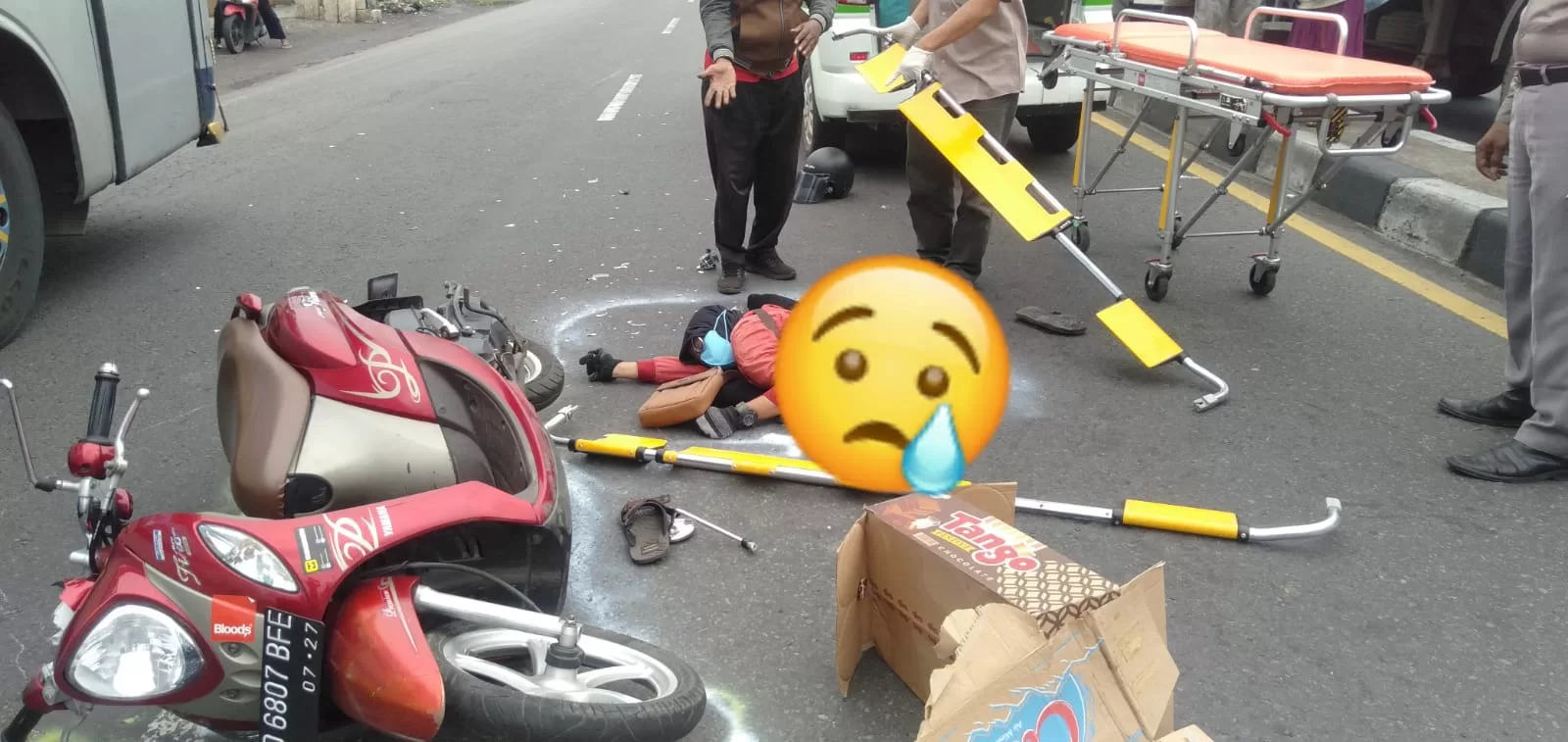 Hendak Mendahului Truk Trailer, Wanita Asal Ngawi Meninggal Dunia Terlindas