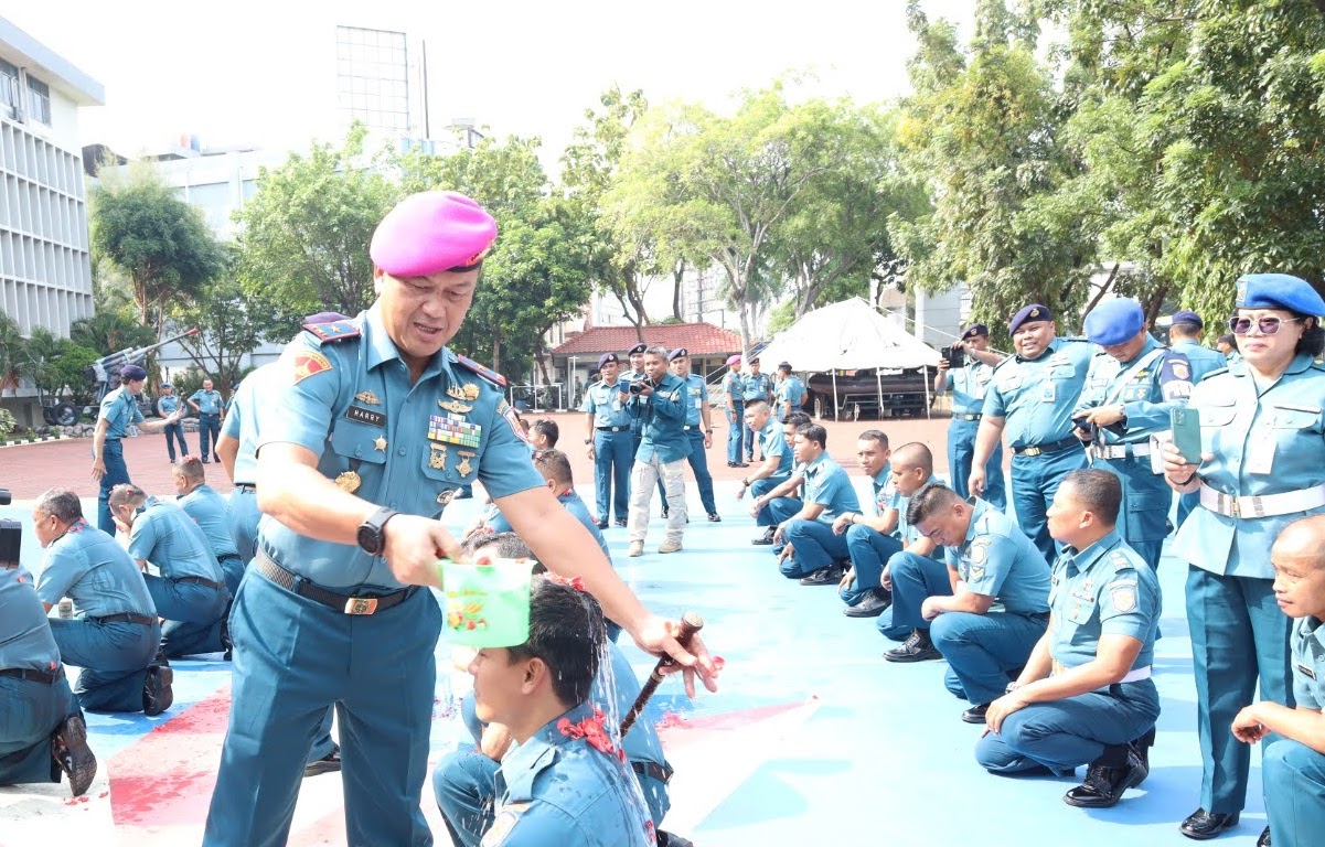Danlantamal III Jakarta Pimpin Upacara Kenkat Perwira, Bintara, Tamtama dan PNS Lantamal III Jakarta