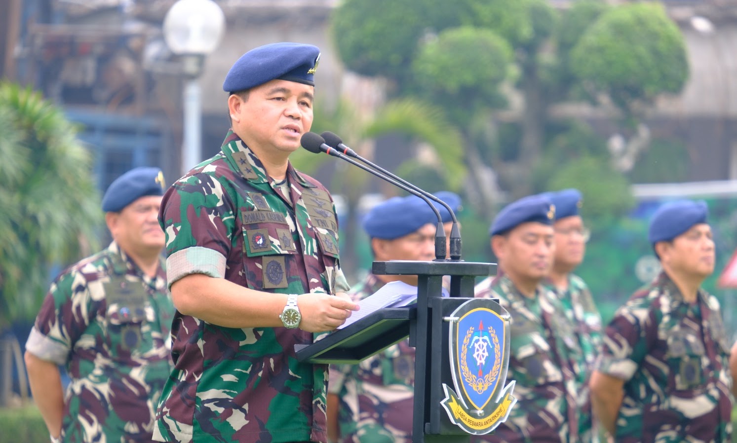 Kaskoopsudnas Pimpin Apel Khusus Cuti Idul Fitri 1445 di Makoopsudnas
