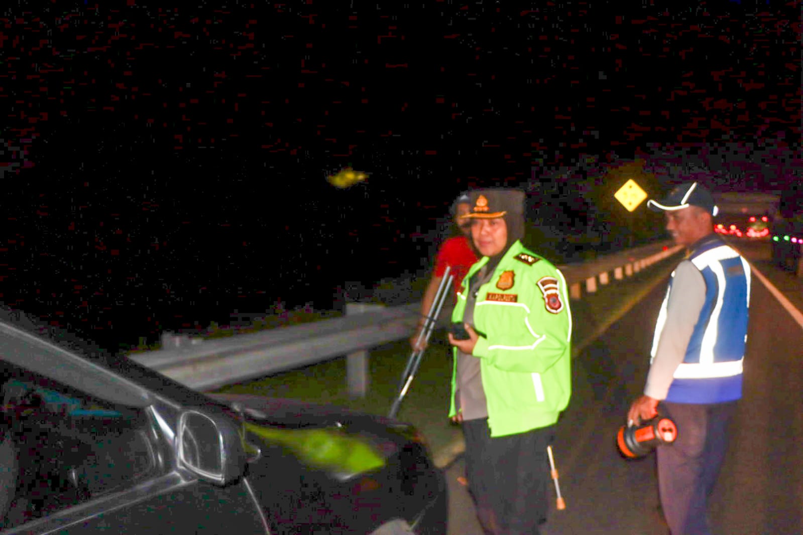 Kapolresta Cirebon Pimpin Patroli Monitoring Sterilisasi One Way di Jalur Tol