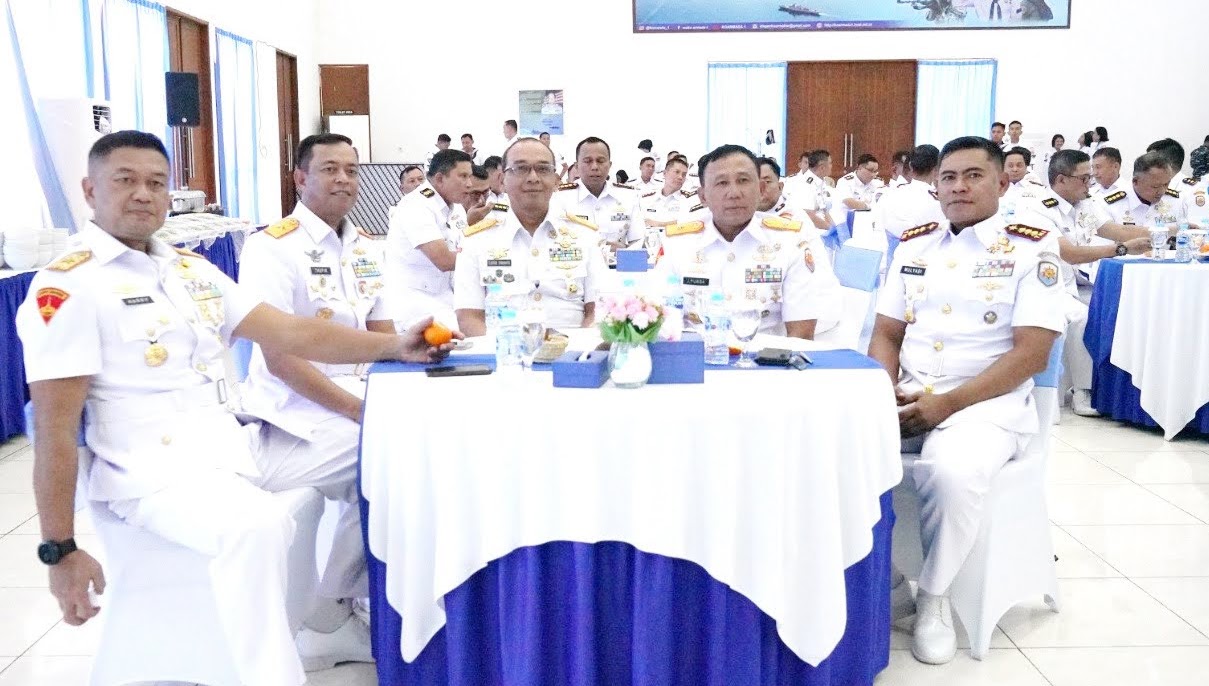 Danlantamal III Jakarta Hadiri Upacara Sertijab Danguskamla, Dansatkor dan Dansatban Koarmada I