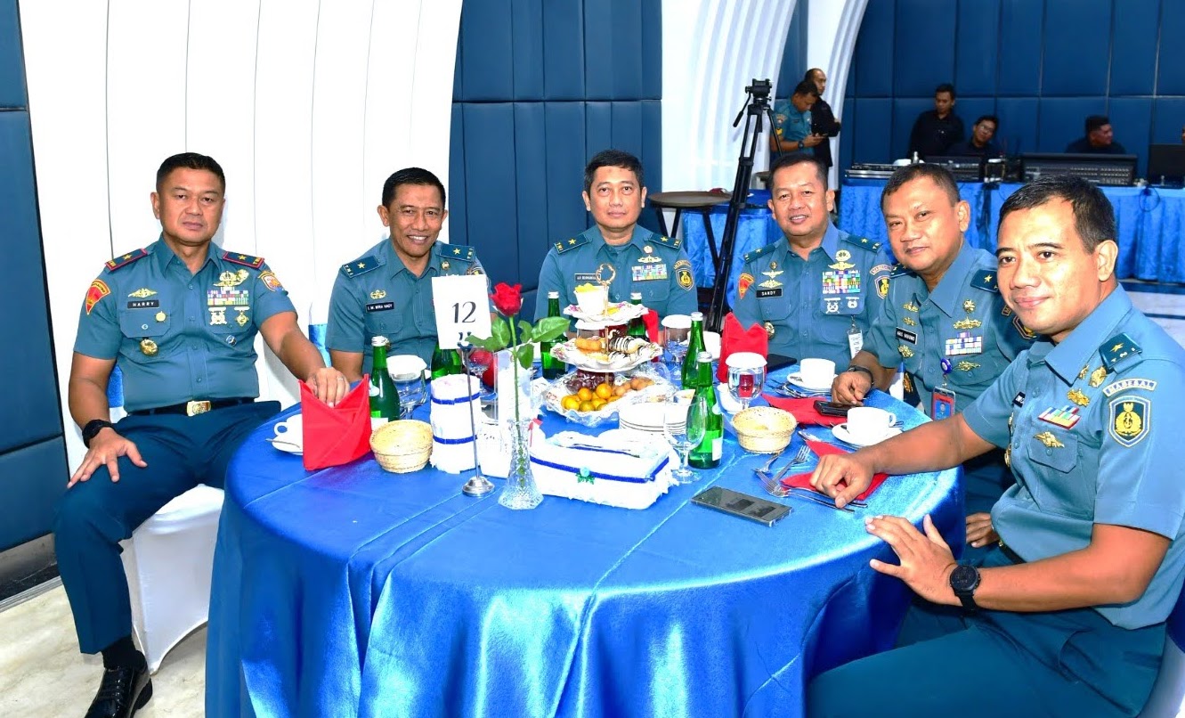 Danlantamal III Jakarta Hadiri Silaturahmi dan Halal Bihalal Kasal Dari Masa ke Masa