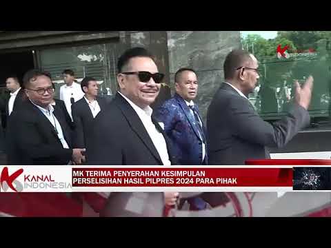 Video MK Terima Penyerahan Kesimpulan Sidang PHPU Presiden