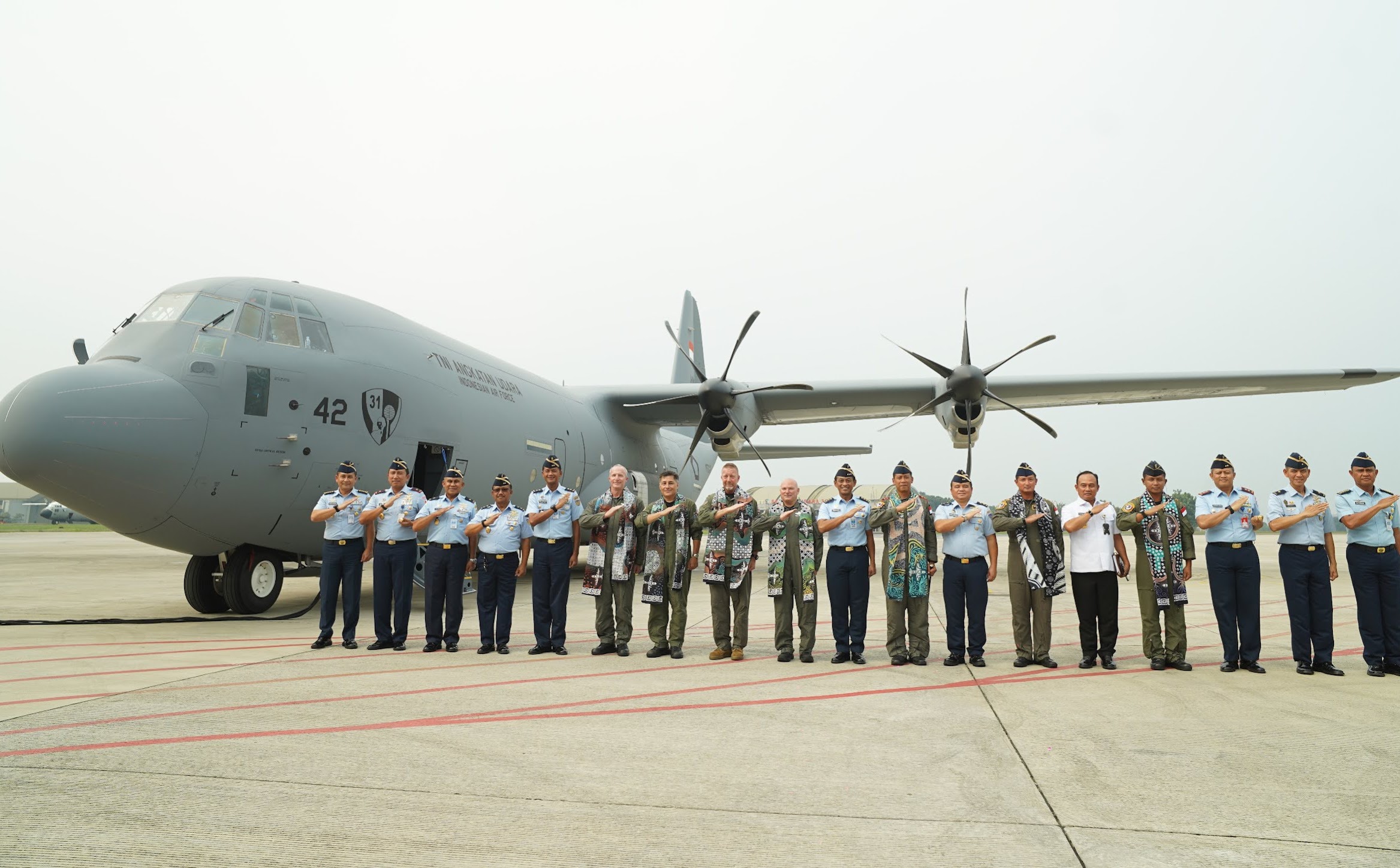 Tempuh Enam Hari dari Atlanta, Pesawat Kelima C-130J Super Hercules Tiba di Tanah Air