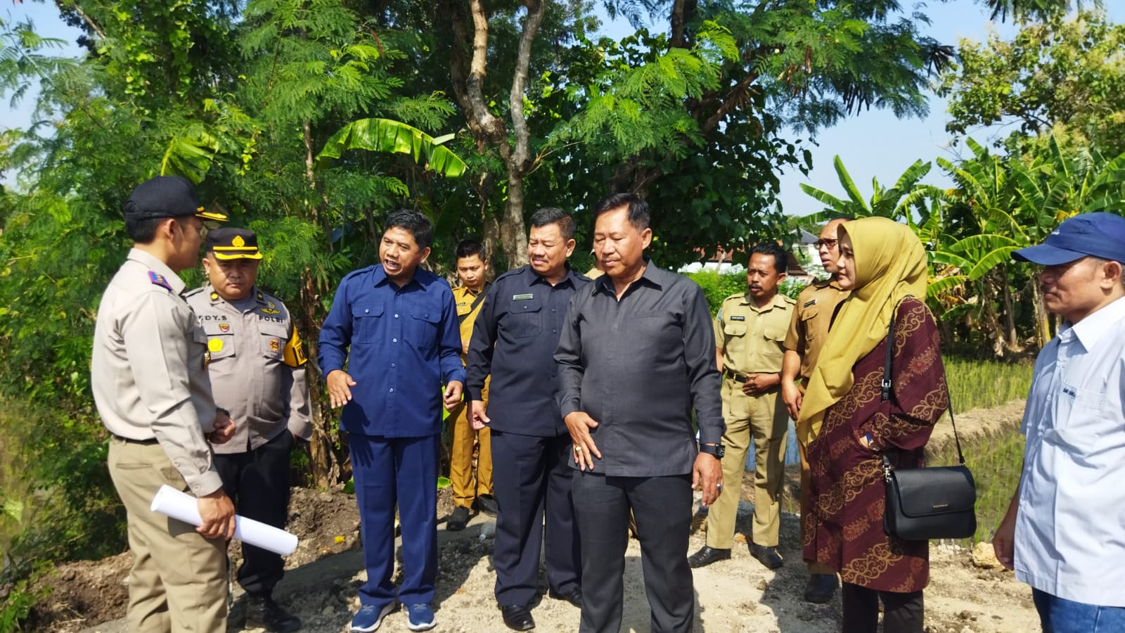 Pansus DPRD Ponorogo Tinjau Lokasi Lahan Hibah Pemkab untuk BPN dan Polres