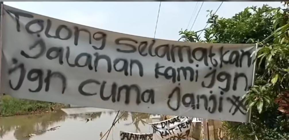 Imbas Banjir yang Tak Pernah Surut, Desa di Depok Terendam dan Berubah Menjadi “Kota Mati”