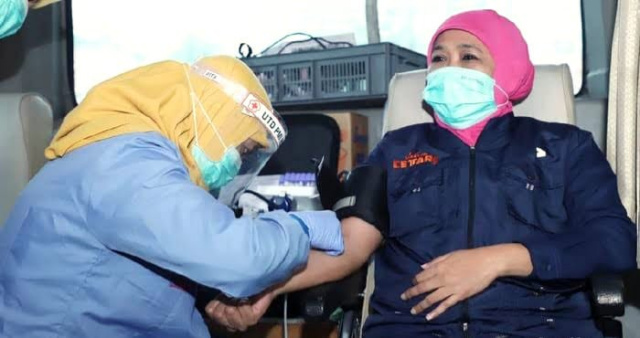 Momen Hari Donor Darah Sedunia 2024, Khofifah Apresiasi Pendonor Darah di Seluruh Dunia
