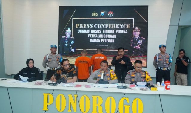 Ledakan Petasan di Blembem, Polres Ponorogo Tetapkan 7 Orang Tersangka
