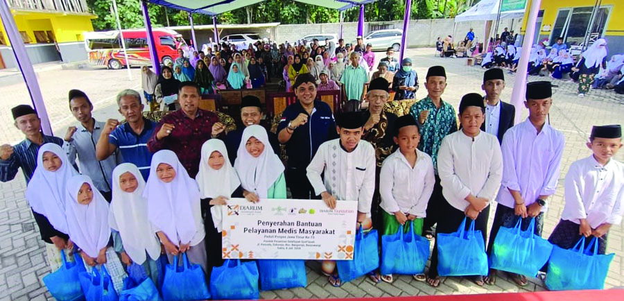 Ratusan Orang dilayani, Masyarakat Dapatkan Layanan Medis DF-YBSI-RMI NU Jatim Baksos ke 73 di Ponpes Salafiyah Syafiiyah Sukorejo