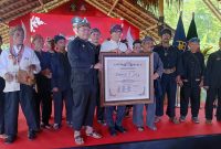 Menteri Hukum dan HAM Republik Indonesia, Yasona H Laoly mendapatkan gelar kehormatan dari BOMA dengan gelar Sinatria Pinayungan. 