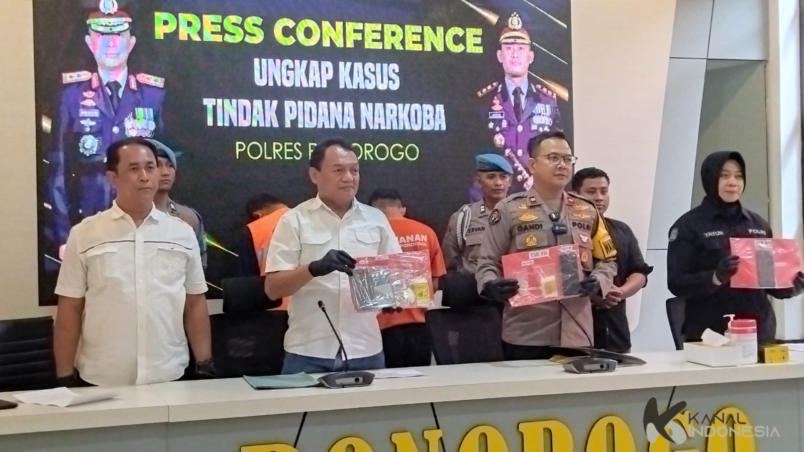 Ringkus Pengedar Narkoba, Satresnarkoba Polres Ponorogo Sita Puluhan Gram Sabu