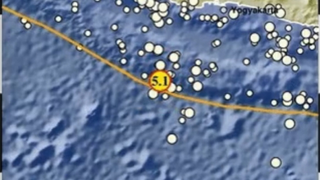 Gempa Berkekuatan Mag5.1 Guncang Pangandaran