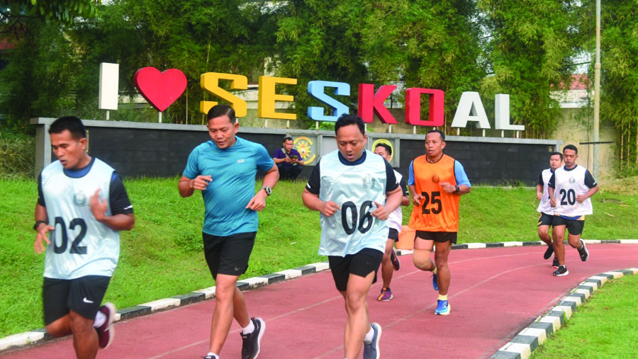 Pasis Dikreg Seskoal Laksanakan Samapta Tahap II