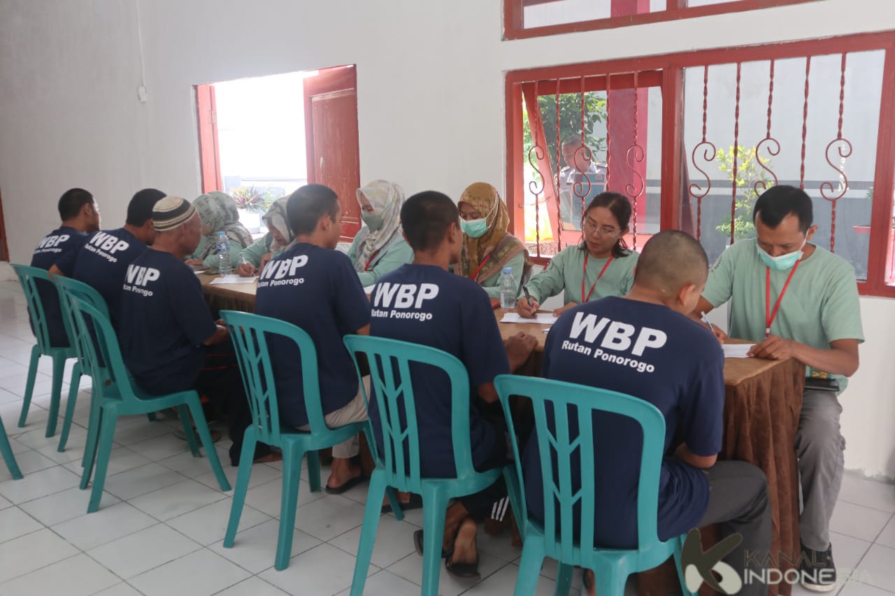 90 Warga Binaan Rutan Ponorogo Jalani Tes HIV/AIDS dan IMS, Ini Hasilnya