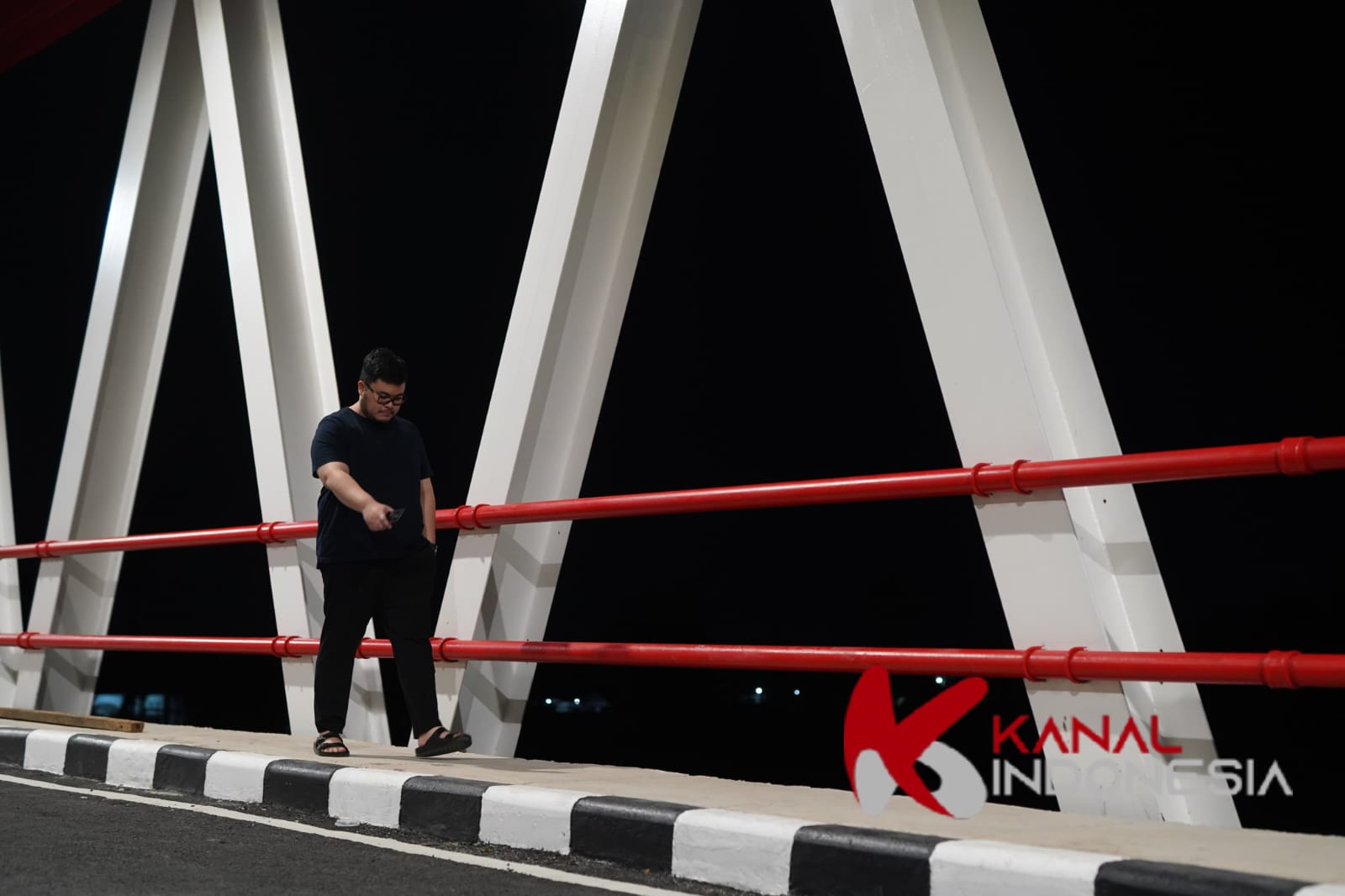 Mas Dhito Cek Kesiapan Jembatan Jongbiru Jelang Difungsikan