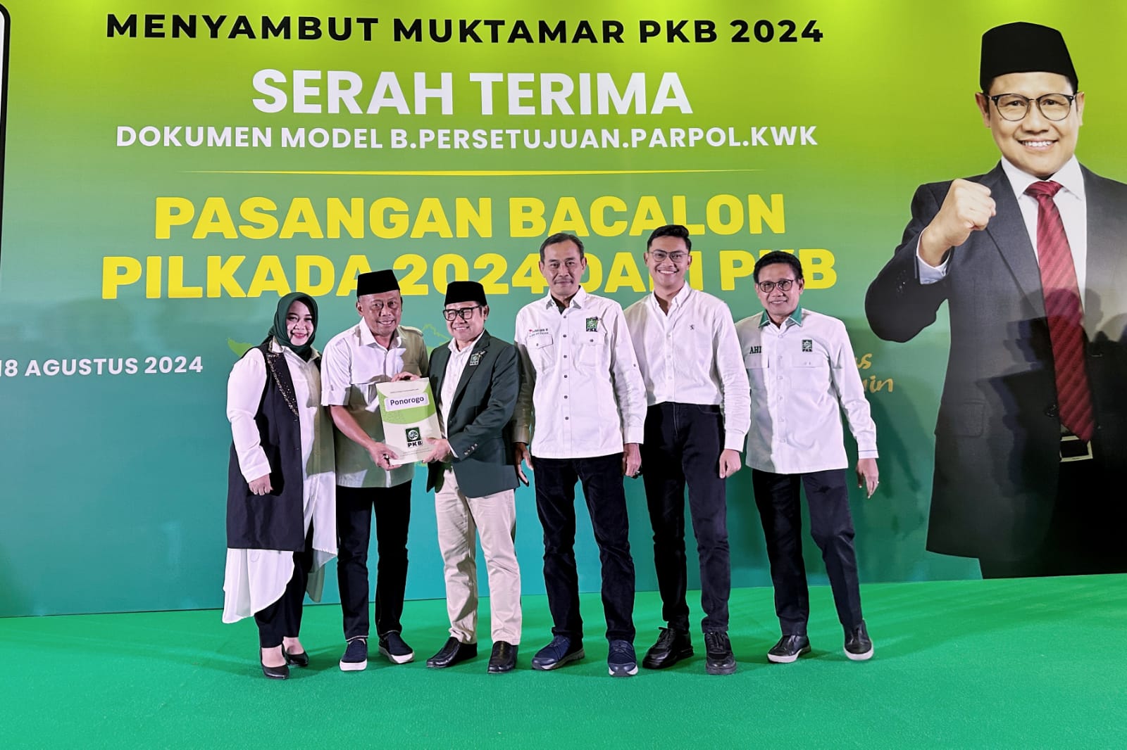Teka-teki Paslon PKB di Pilbup 2024 Ponorogo Terjawab,  Sugiri-Lisdyarita Dapat Lampu Hijau Dukungan