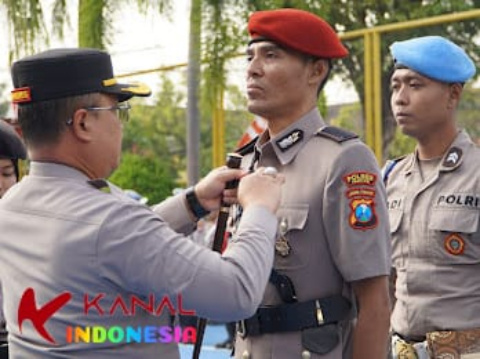 Polres Pacitan Gelar Sertijab 2 Kasat Diganti