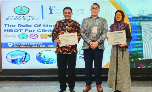 PPDS Spesialis Kedokteran Kelautan FK UHT Hadiri Konferensi Internasional 2nd ICOME