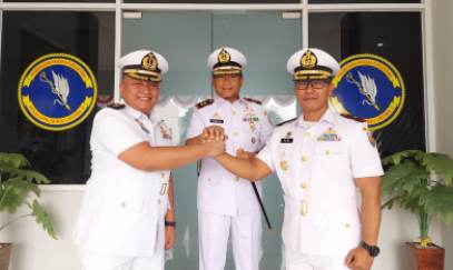 Dansatrol Lantamal III Jakarta Pimpin Upacara Sertijab Komandan KRI Barakuda – 814