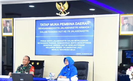 Lantamal III Jakarta Hadiri Tatap Muka dengan Pangkoarmada I Dalam Rangka HUT KE-78 Jalasenastri Tahun 2024