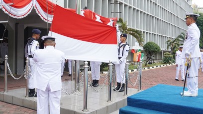 Peringatan HUT ke-79 Kemerdekaan Republik Indonesia 17 Agustus 2024, Lantamal III Jakarta Gelar Upacara Bendera