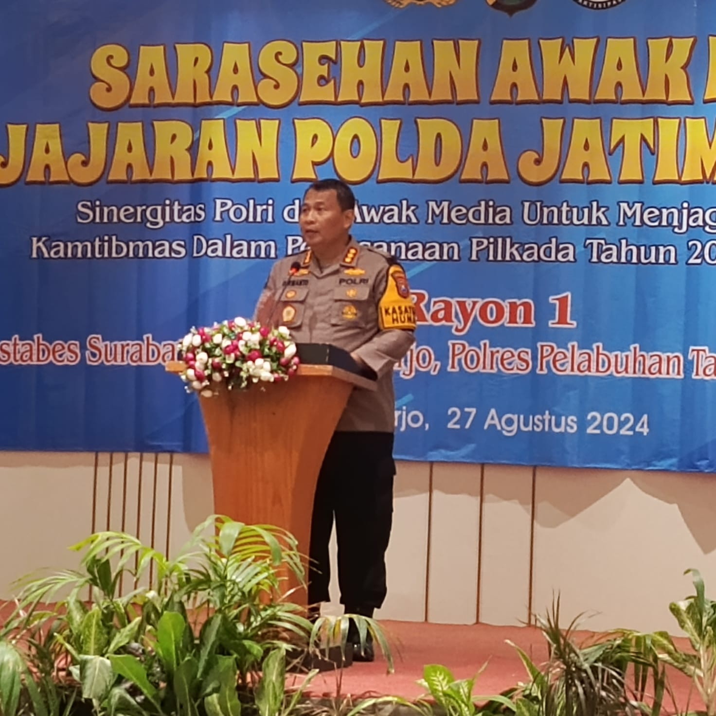 Pastikan Pilkada Serentak Damai, Bidhumas Polda Jatim Gelar Sarasehan dengan Insan Pers