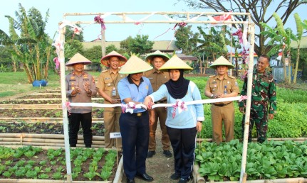 Dukung Program Ketahanan Pangan Nasional, Danlanud Husein Sastranegara Resmikan Lahan Ketahanan Pangan