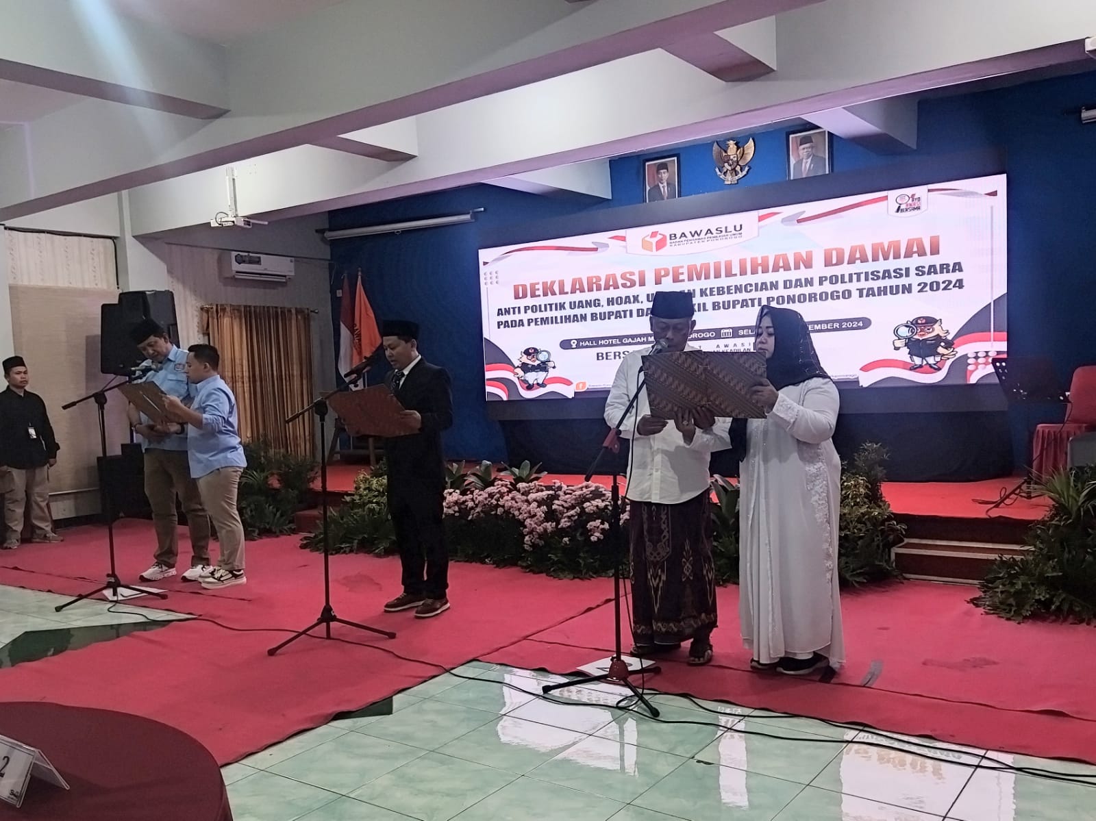 Gelar Deklarasi Damai, Ini Atensi Bawaslu Ponorogo dalam Pilbup 2024