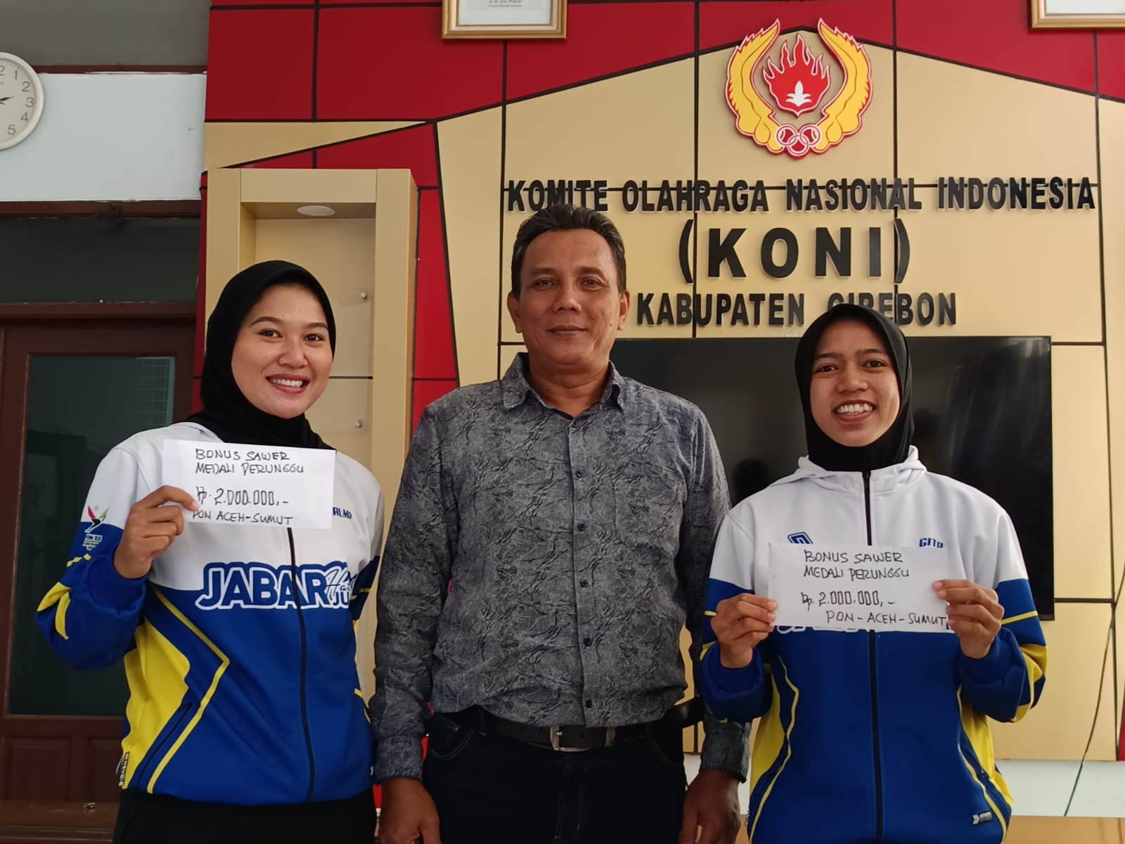 KONI Kabupaten Cirebon Berikan Bonus untuk Atlet PON, Upayakan Perhatian Lebih di Masa Depan
