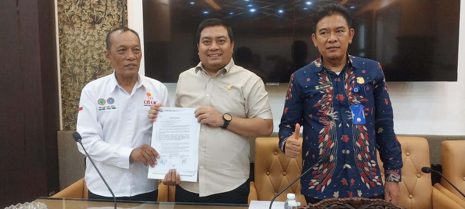 UU P2SK Dirasa Rugikan Pekerja, PD FSP KEP SPSIP Wadul ke DPRD Jatim