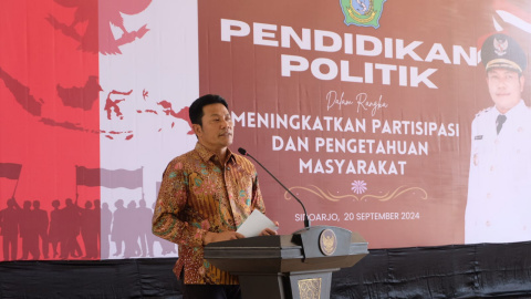 Tingkatkan Partisipasi Masyarakat Jelang Pilkada 2024, Plt. Bupati Sidoarjo Dorong Pendidikan Politik