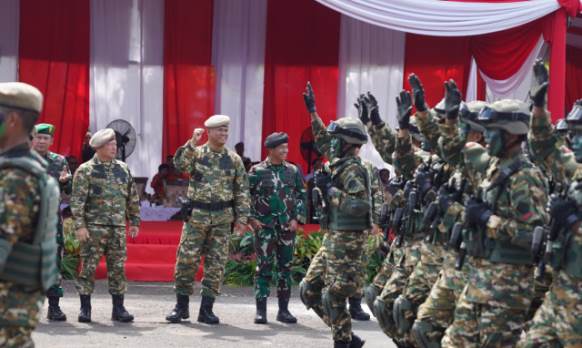 Perkuat Pertahanan Nusantara, Wakasad Pimpin Upacara Penetapan 500 Komcad